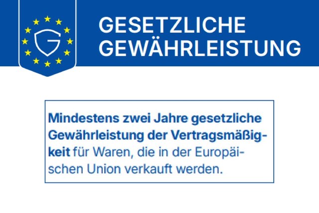 Gesetzliche Gewährleistung: Der neue EU-Hinweis für Online-Shops