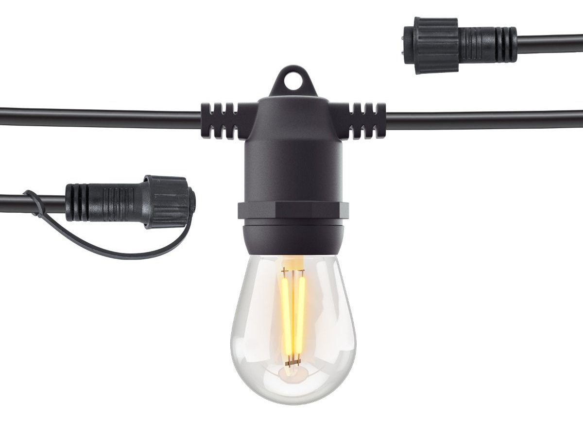 Hombli Smart - Lichterketten-Verlängerung - Glühbirne mit LED-Filament x 10