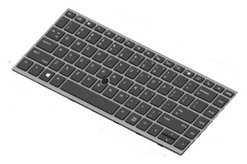 HP Ersatztastatur Notebook - hinterleuchtet - TL: Deutsch, QWERTZ von LumaTech