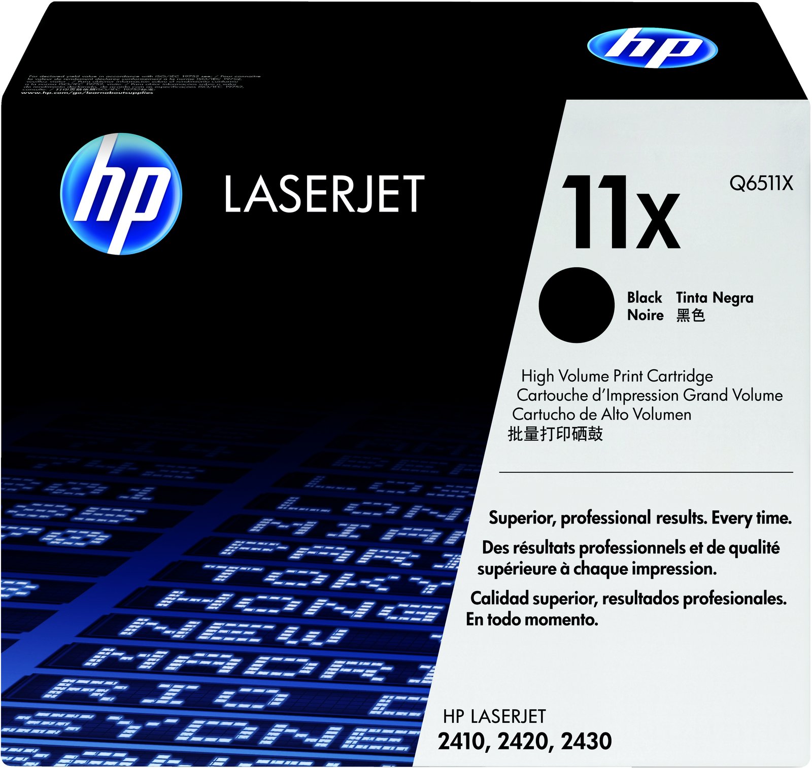 HP 11X - Hohe Ergiebigkeit - Schwarz - Original - LaserJet - Tonerpatrone (Q6511X)