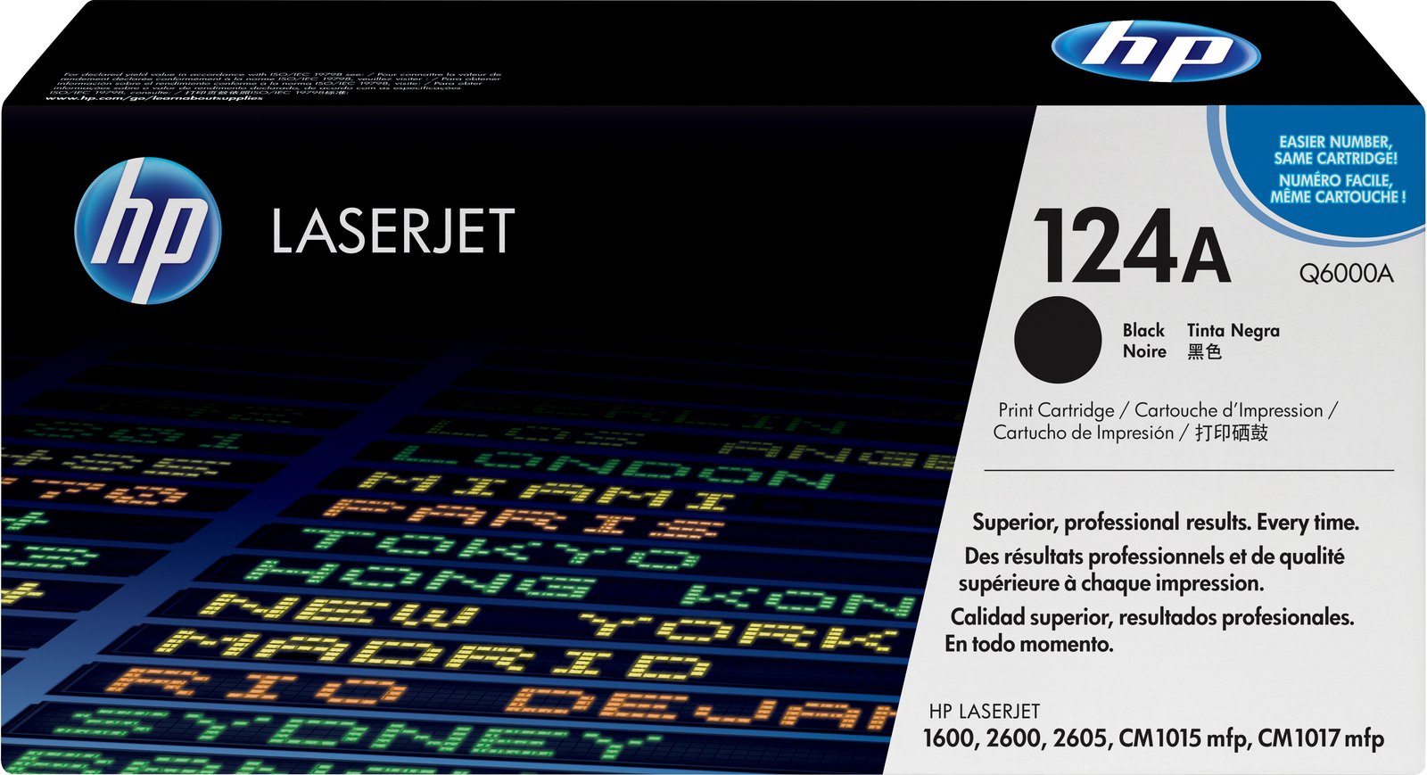 HP 124A - Schwarz - Original - LaserJet - Tonerpatrone (Q6000A)