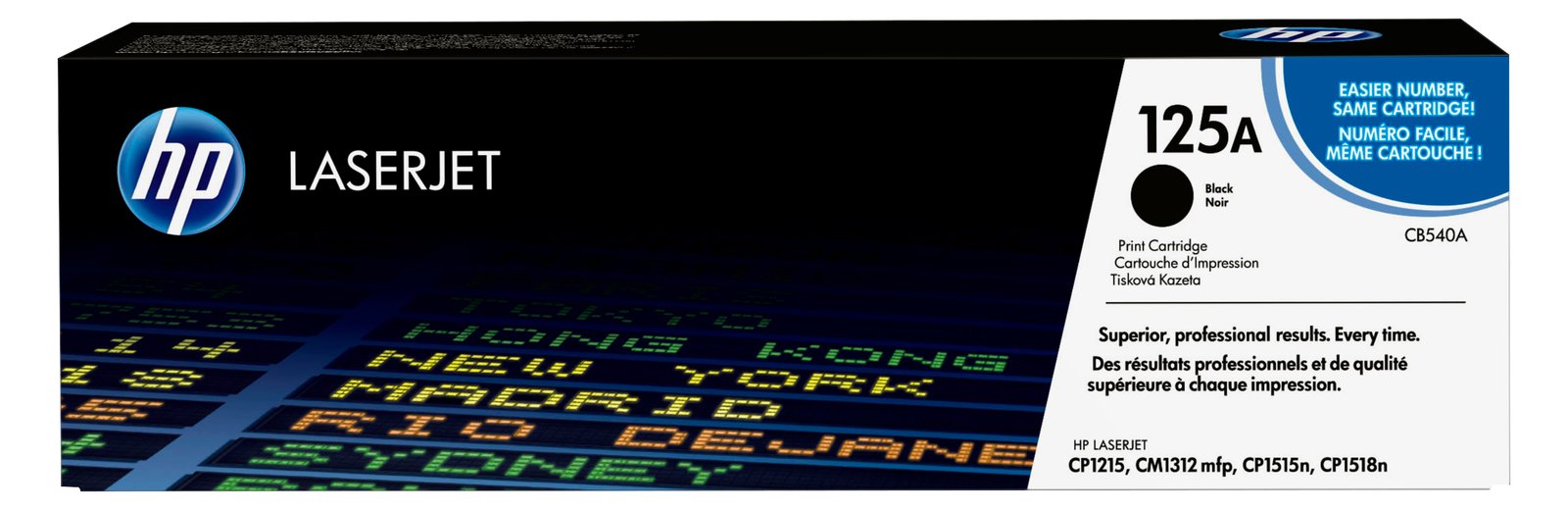 HP 125A - Schwarz - Original - LaserJet - Tonerpatrone (CB540A)