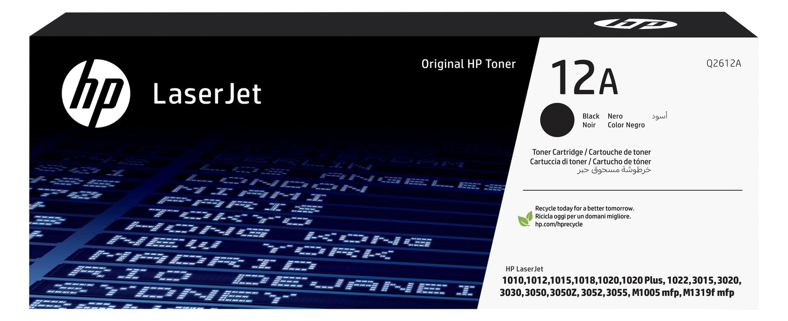 HP 12A - Schwarz - Original - LaserJet - Tonerpatrone (Q2612A)