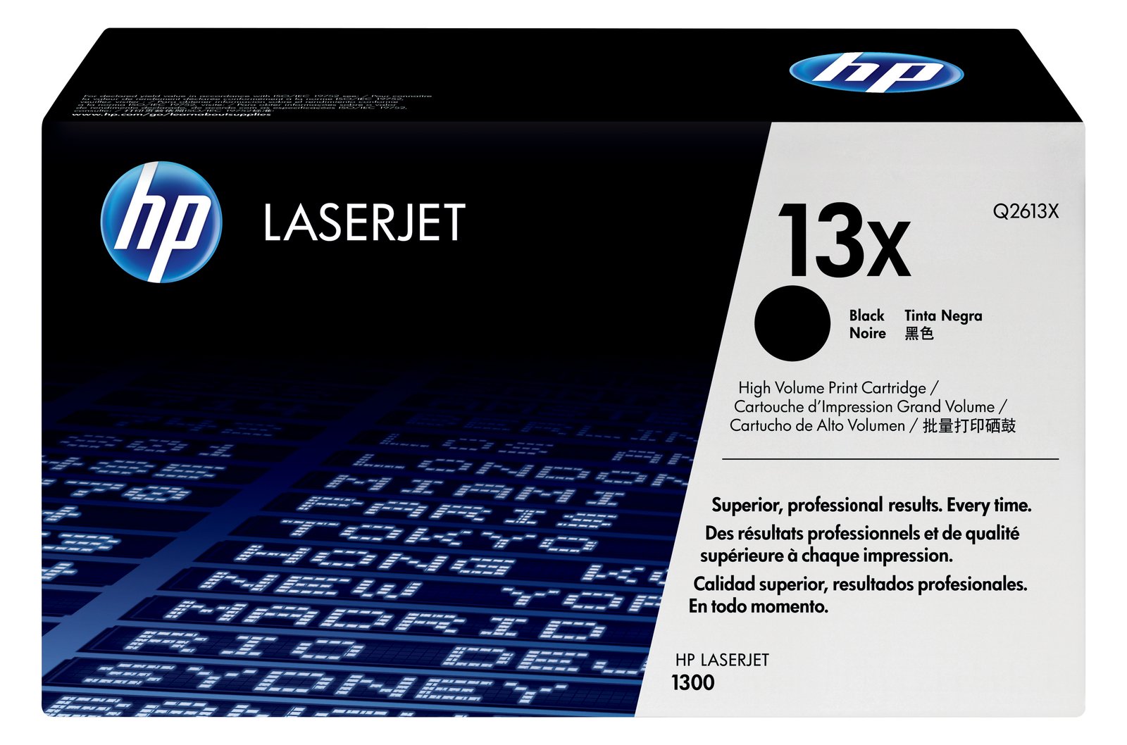 HP 13X - Hohe Ergiebigkeit - Schwarz - Original - LaserJet - Tonerpatrone (Q2613X)