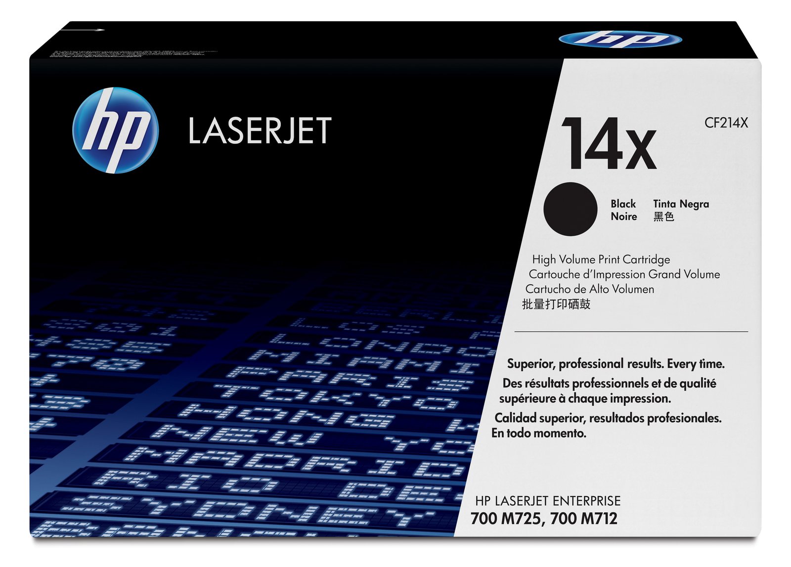 HP 14X - Hohe Ergiebigkeit - Schwarz - Original - LaserJet - Tonerpatrone (CF214X)