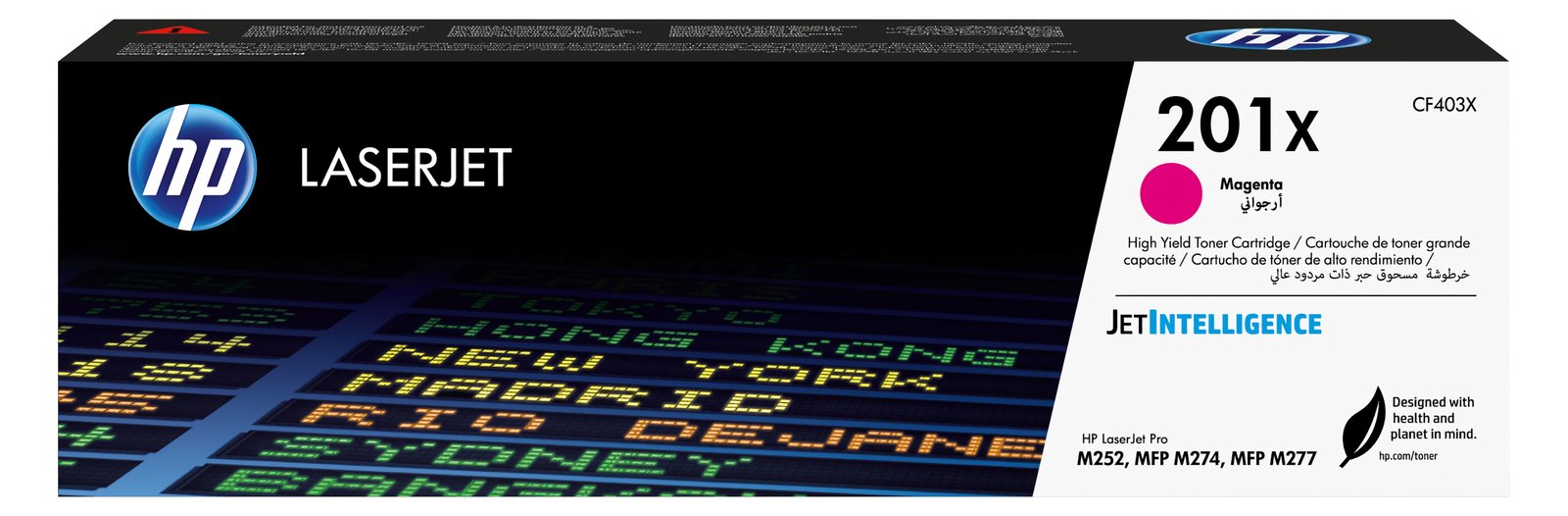 HP 201X - Hohe Ergiebigkeit - Magenta - Original - LaserJet - Tonerpatrone (CF403X)