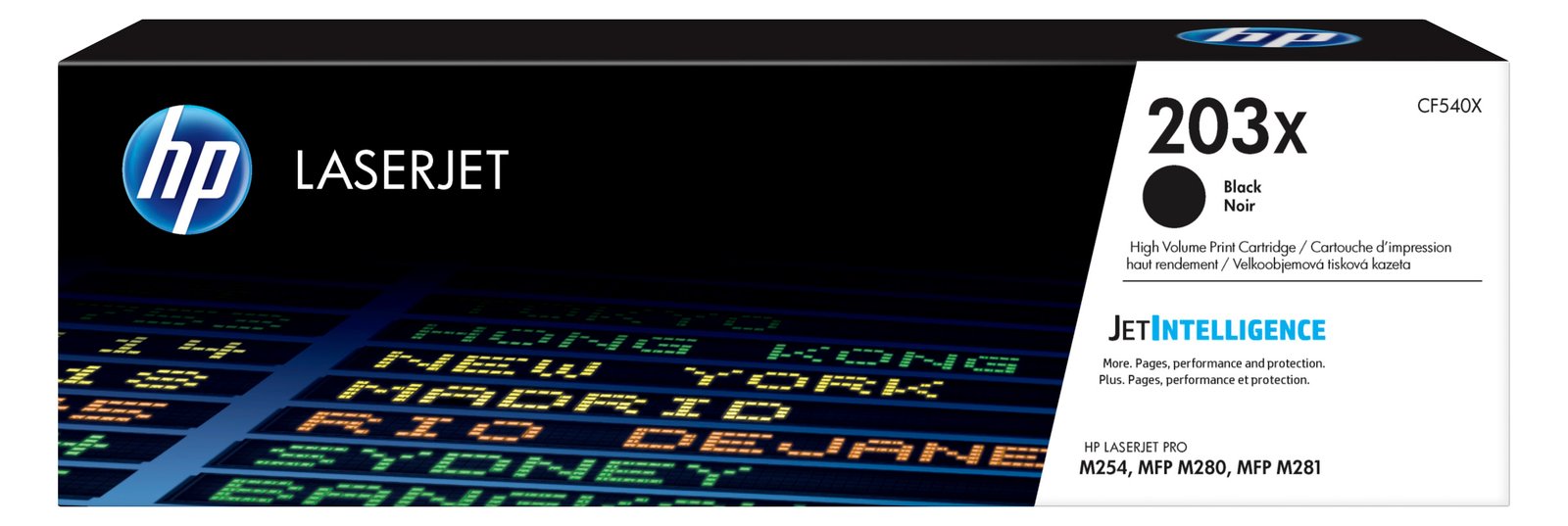 HP 203X - Hohe Ergiebigkeit - Schwarz - Original - LaserJet - Tonerpatrone (CF540X)