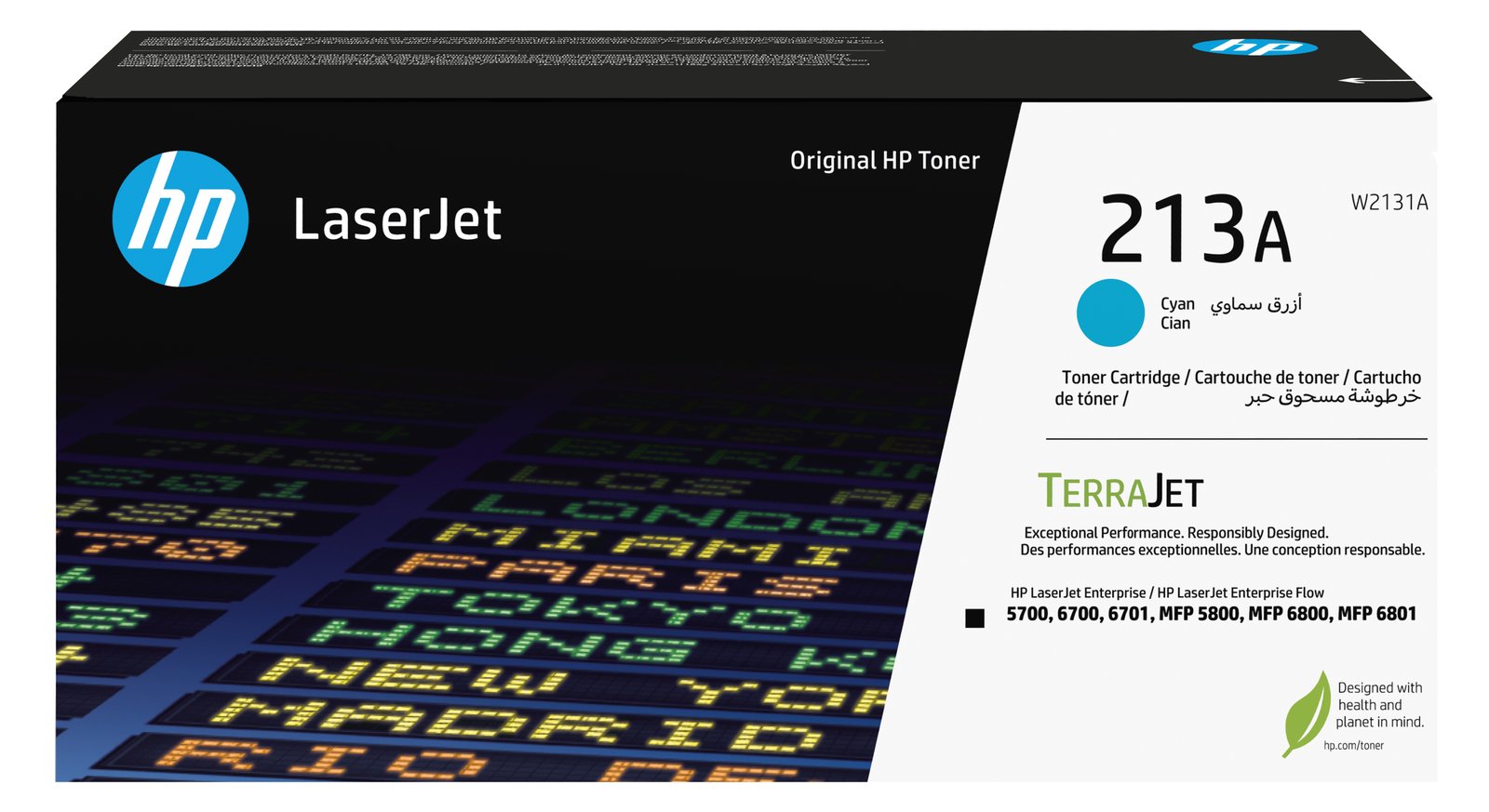 HP 213A - Mit hoher Kapazität - Cyan - original - LaserJet - Tonerpatrone (W2131A)