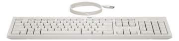 HP 225 - Tastatur-und-Maus-Set - beidhändig, 3-Zonen-Layout, Standard-Tastenweg - TL: US, QWERTY - weiß von LumaTech