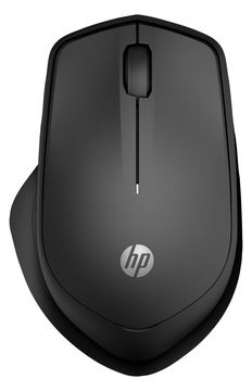 HP 285 Silent - Maus - ergonomisch - optisch - kabellos - 2.4 GHz - kabelloser Empfänger (USB) von LumaTech