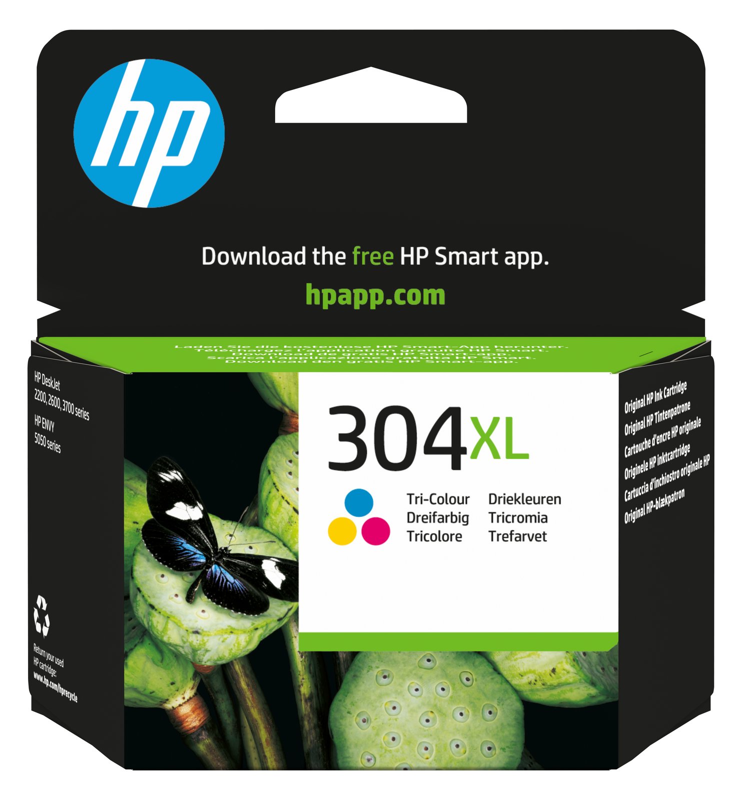 HP 304XL - Hohe Ergiebigkeit - Farbe (Cyan, Magenta, Gelb)