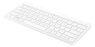 HP 350 Compact Multi-Device - Tastatur - kabellos - TL: Deutsch, QWERTZ - Weiß von LumaTech