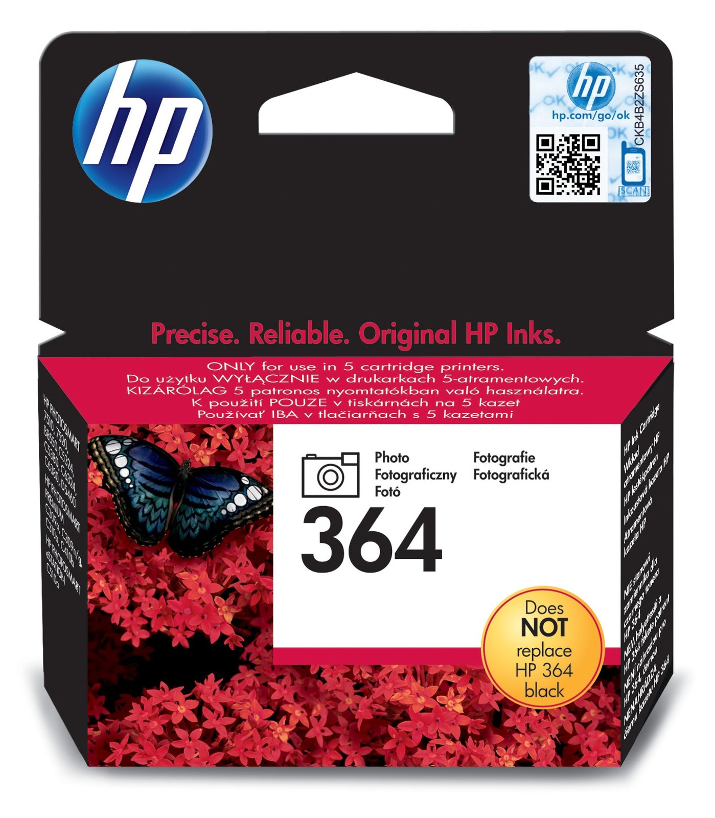 HP 364 - 3 ml - Photo schwarz - original - Tintenpatrone (Foto)