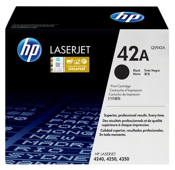 HP 42A - Schwarz - Original - LaserJet - Tonerpatrone (Q5942A) von LumaTech