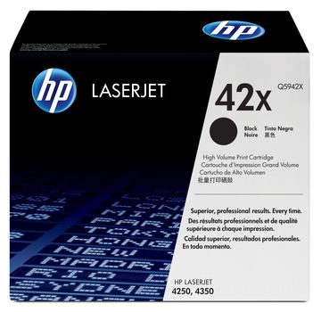 HP 42X - Hohe Ergiebigkeit - Schwarz - Original - LaserJet - Tonerpatrone (Q5942X) von LumaTech