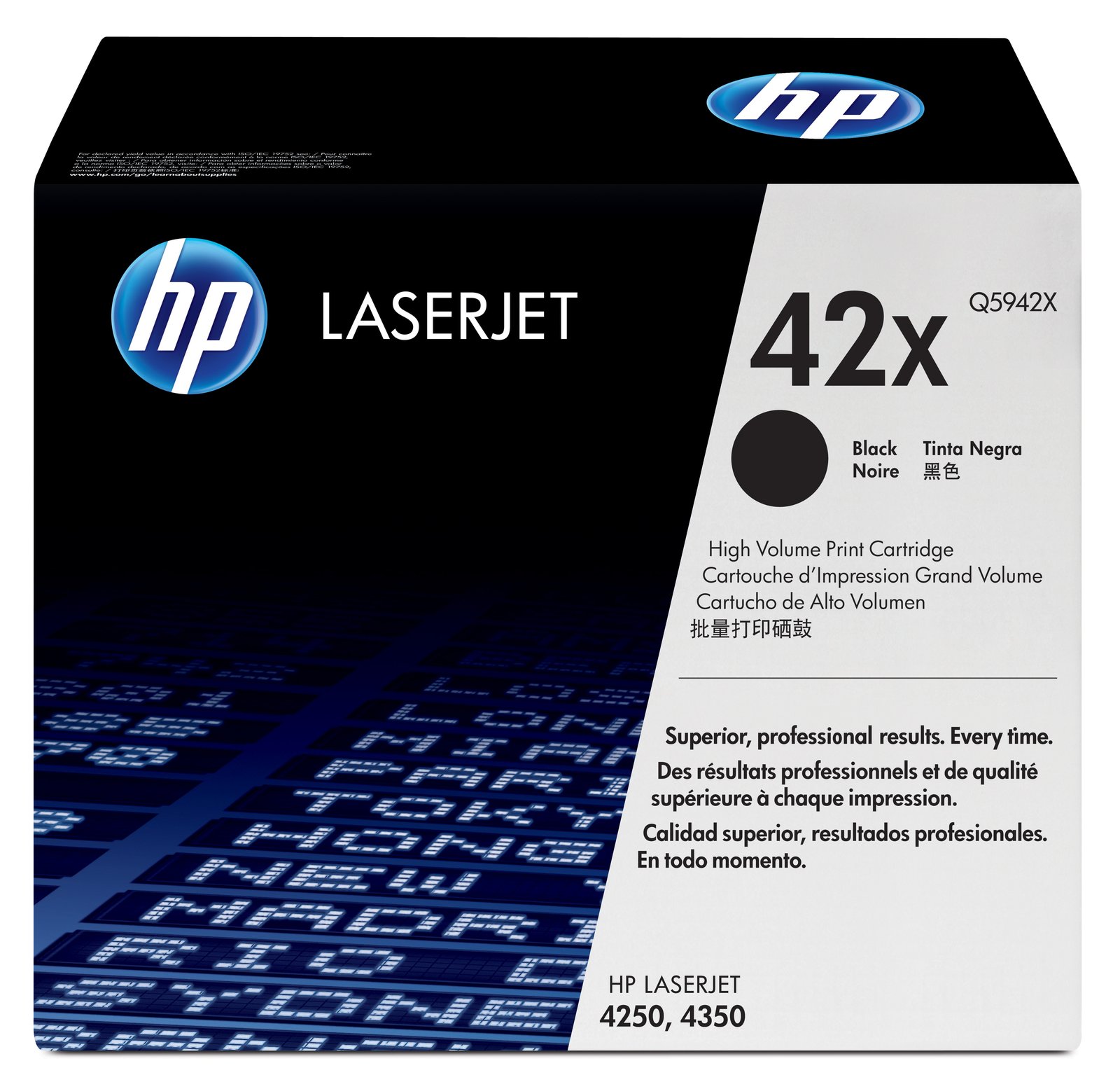 HP 42X - Hohe Ergiebigkeit - Schwarz - Original - LaserJet - Tonerpatrone (Q5942X)