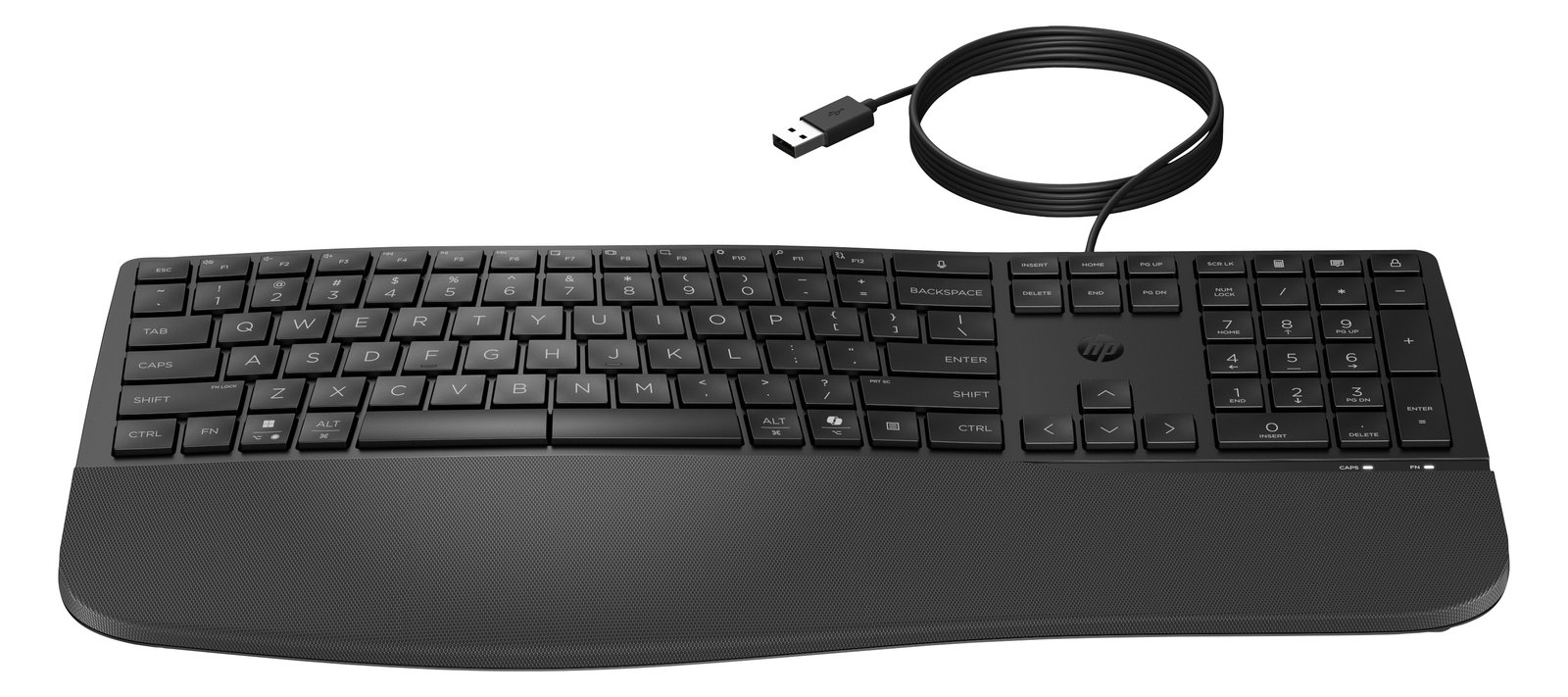 HP 485 Comfort - Tastatur - mehrere Geräte, 23 programmierbare Tasten, 3-Zonen-Layout - TL: Belgisch, AZERTY