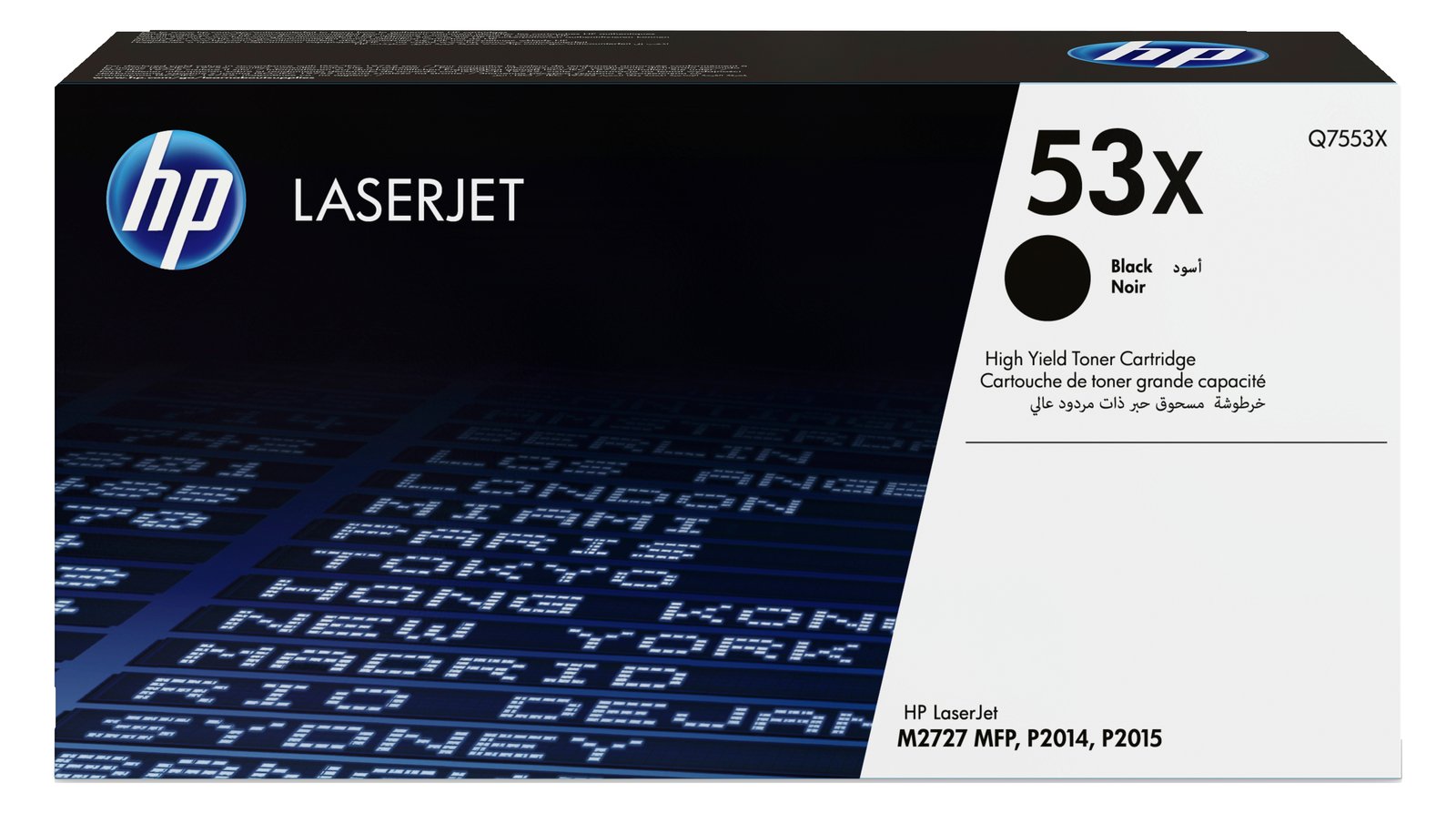 HP 53X - Hohe Ergiebigkeit - Schwarz - Original - LaserJet - Tonerpatrone (Q7553X)