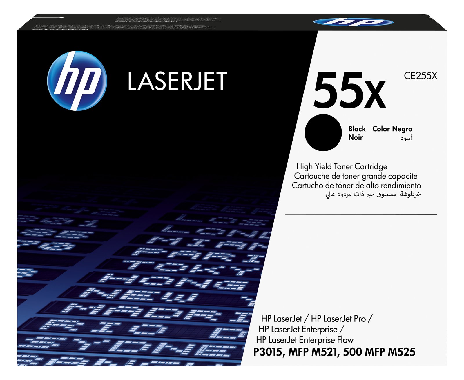 HP 55X - Hohe Ergiebigkeit - Schwarz - Original - LaserJet - Tonerpatrone (CE255X)