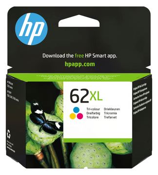 HP 62XL - Hohe Ergiebigkeit - Farbe (Cyan, Magenta, Gelb) von LumaTech