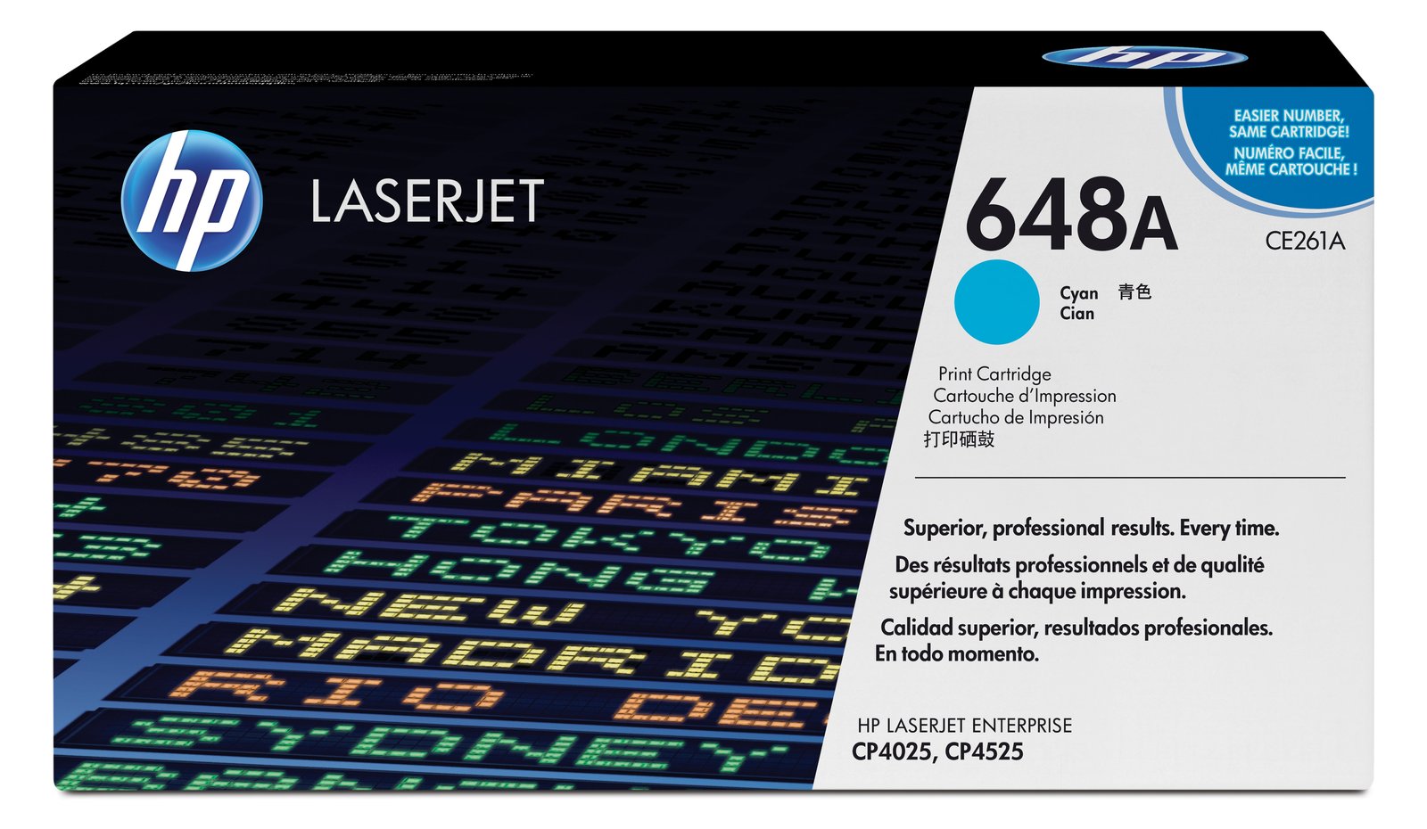 HP 648A - Cyan - Original - LaserJet - Tonerpatrone (CE261A)
