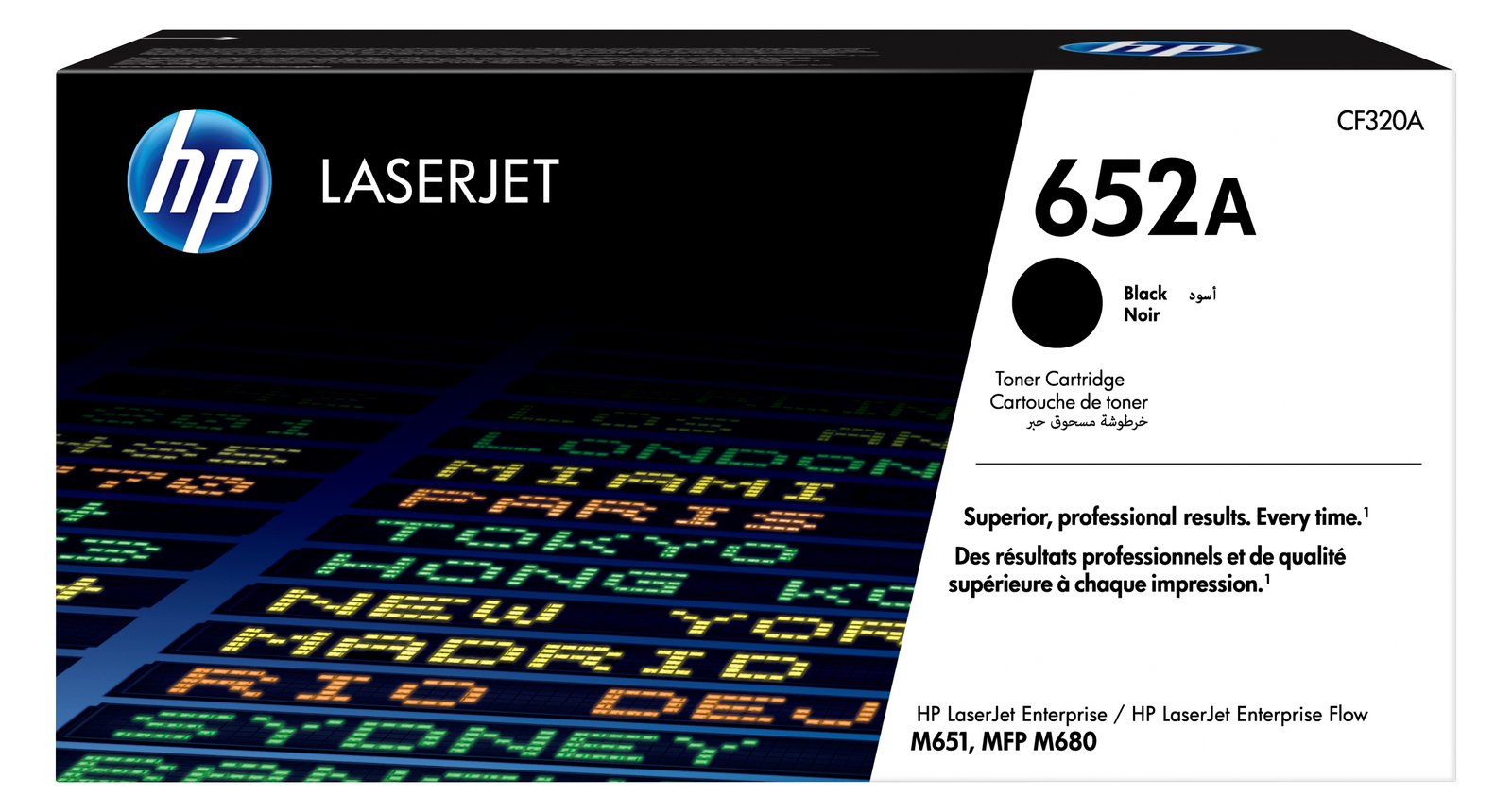 HP 652A - Schwarz - Original - LaserJet - Tonerpatrone (CF320A)