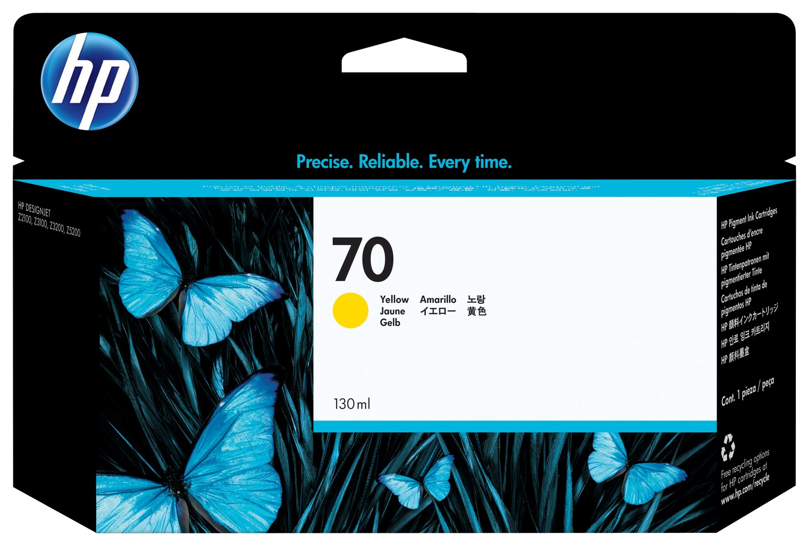 HP 70 - 130 ml - Gelb - Original - DesignJet