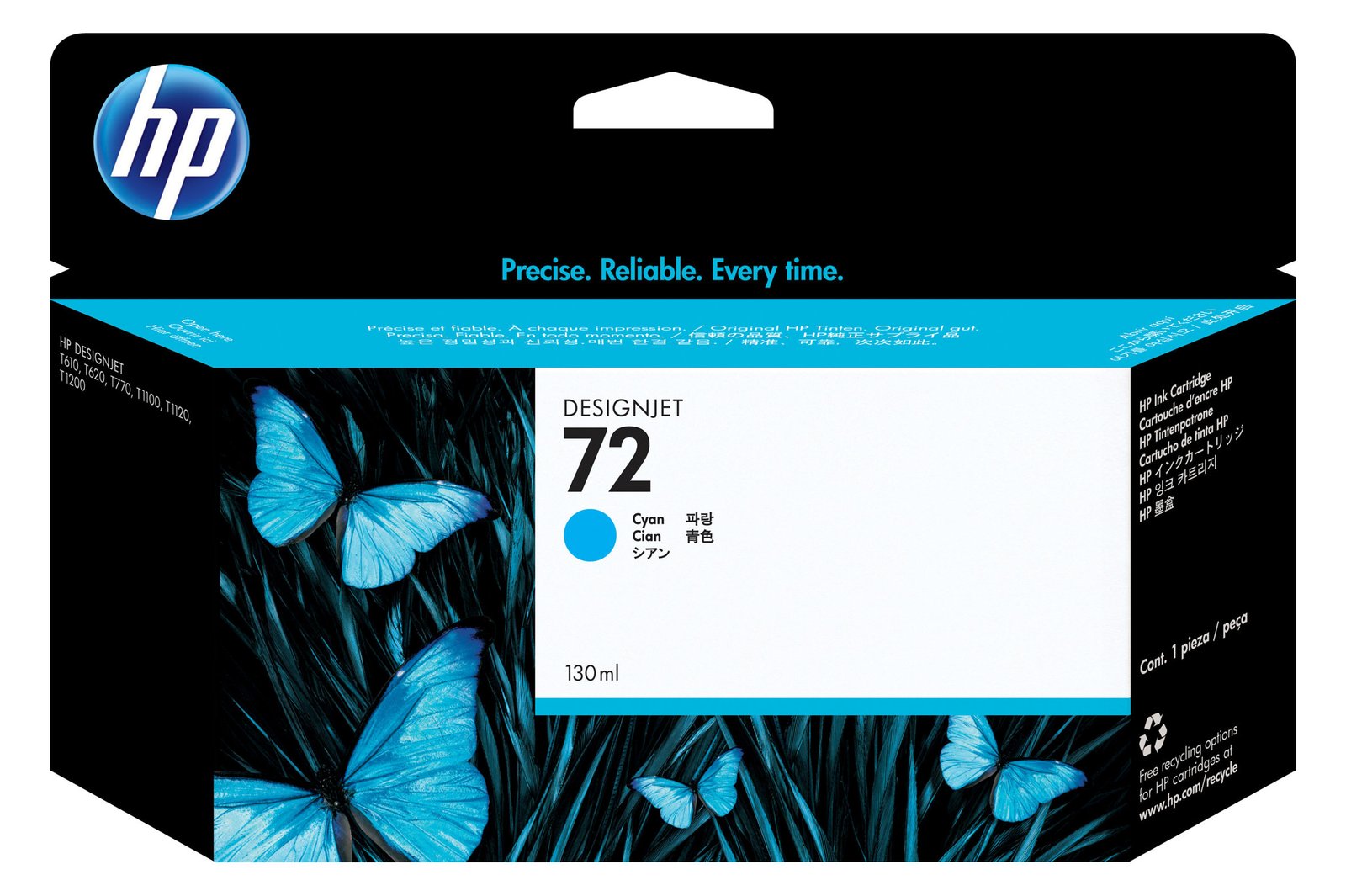 HP 72 - 130 ml - Cyan - Original - DesignJet