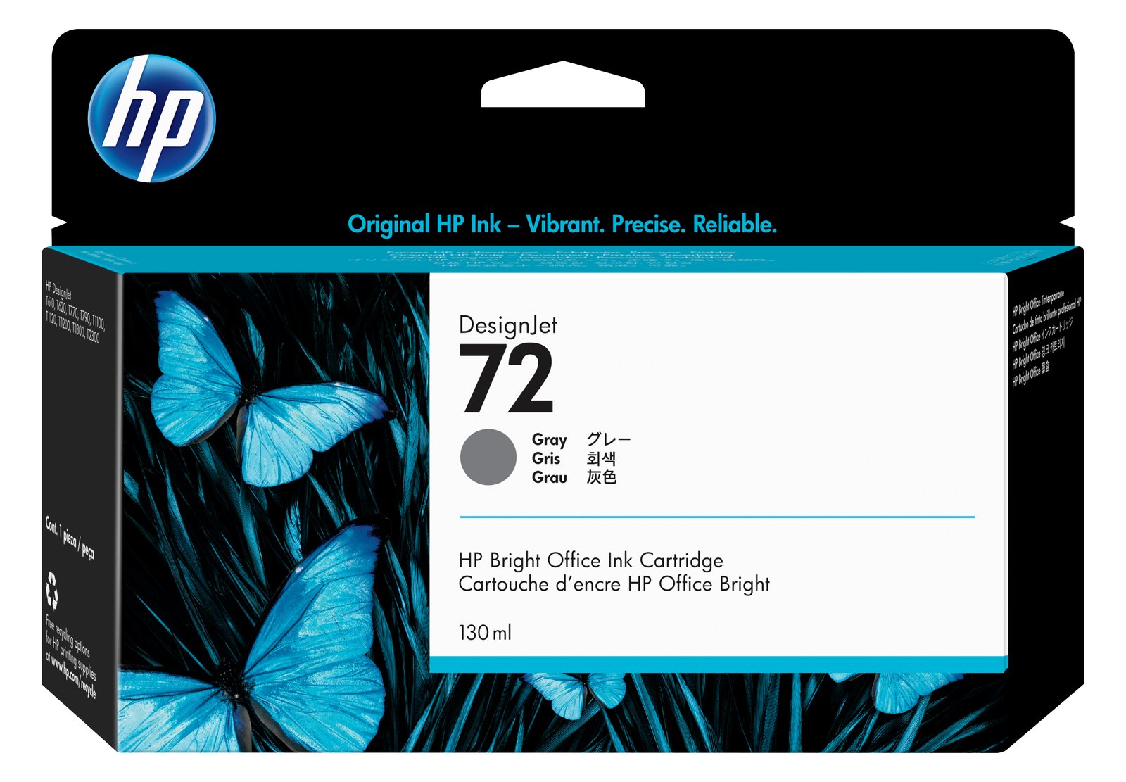 HP 72 - 130 ml - Grau - Original - DesignJet