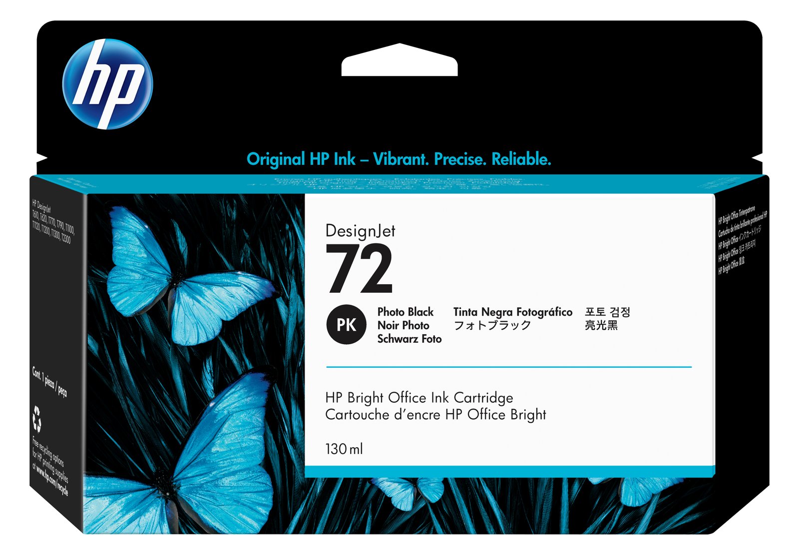 HP 72 - 130 ml - Photo schwarz - Original - DesignJet