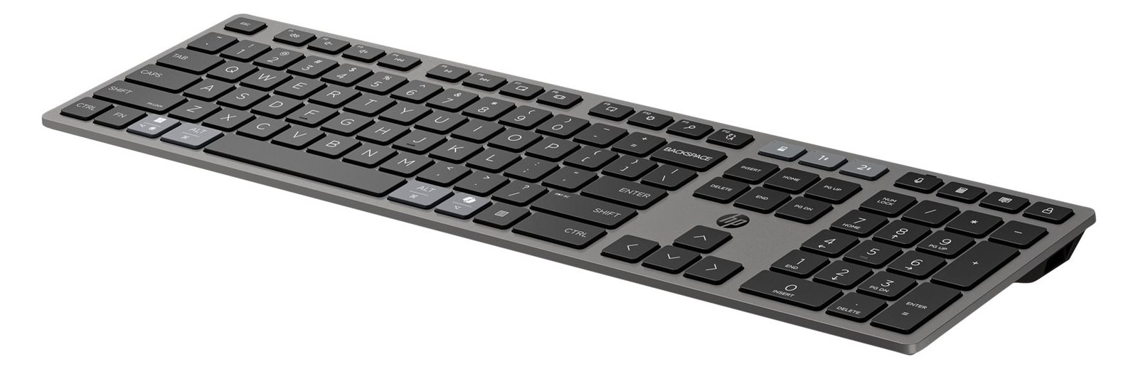 HP 720 - Tastatur - Mehrgeräte, wiederaufladbar, 22 programmierbare Tasten - TL: Schweiz, QWERTZ