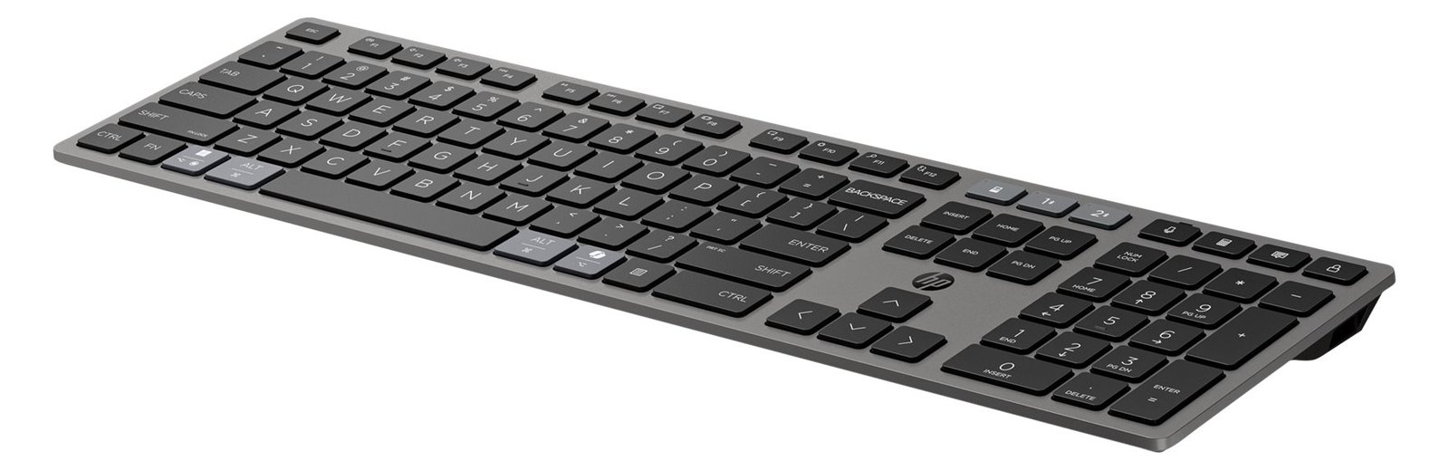 HP 725 - Tastatur - multifunktional, wiederaufladbar, betrieben mit Superkondensator - TL: Deutsch, QWERTZ