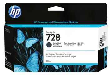 HP 728 - 130 ml - mattschwarz - Original - DesignJet von LumaTech