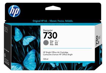 HP 730 DesignJet Druckerpatrone Grau 130 ml - Standardertrag - Tinte auf Farbstoffbasis - 130 ml - 130 ml - 1 Stück(e) von LumaTech