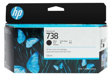HP 738 - 130 ml - Schwarz - original - DesignJet von LumaTech
