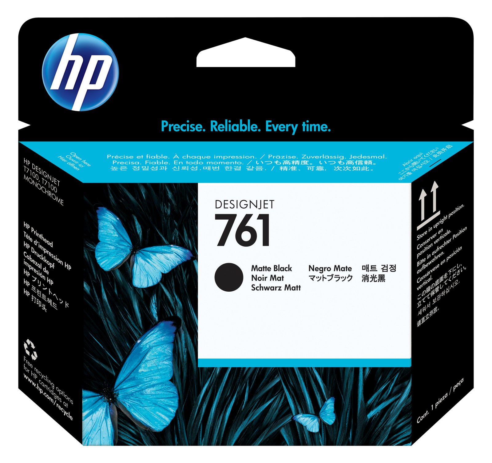 HP 761 - Mattschwarz - Druckkopf - für DesignJet T7100