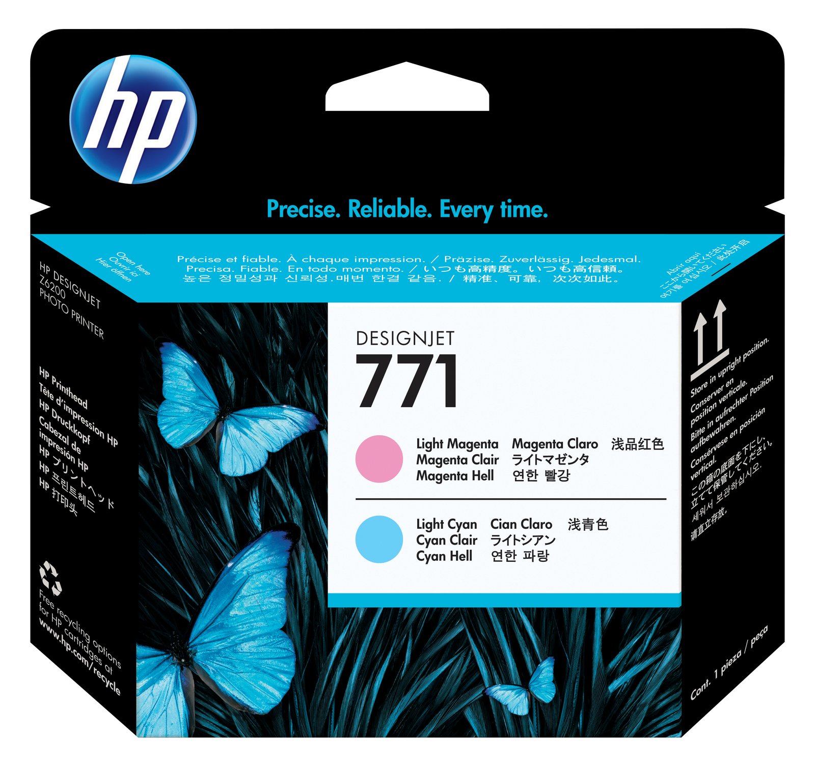 HP 771 - Hellmagentafarben, hell Cyan - Druckkopf