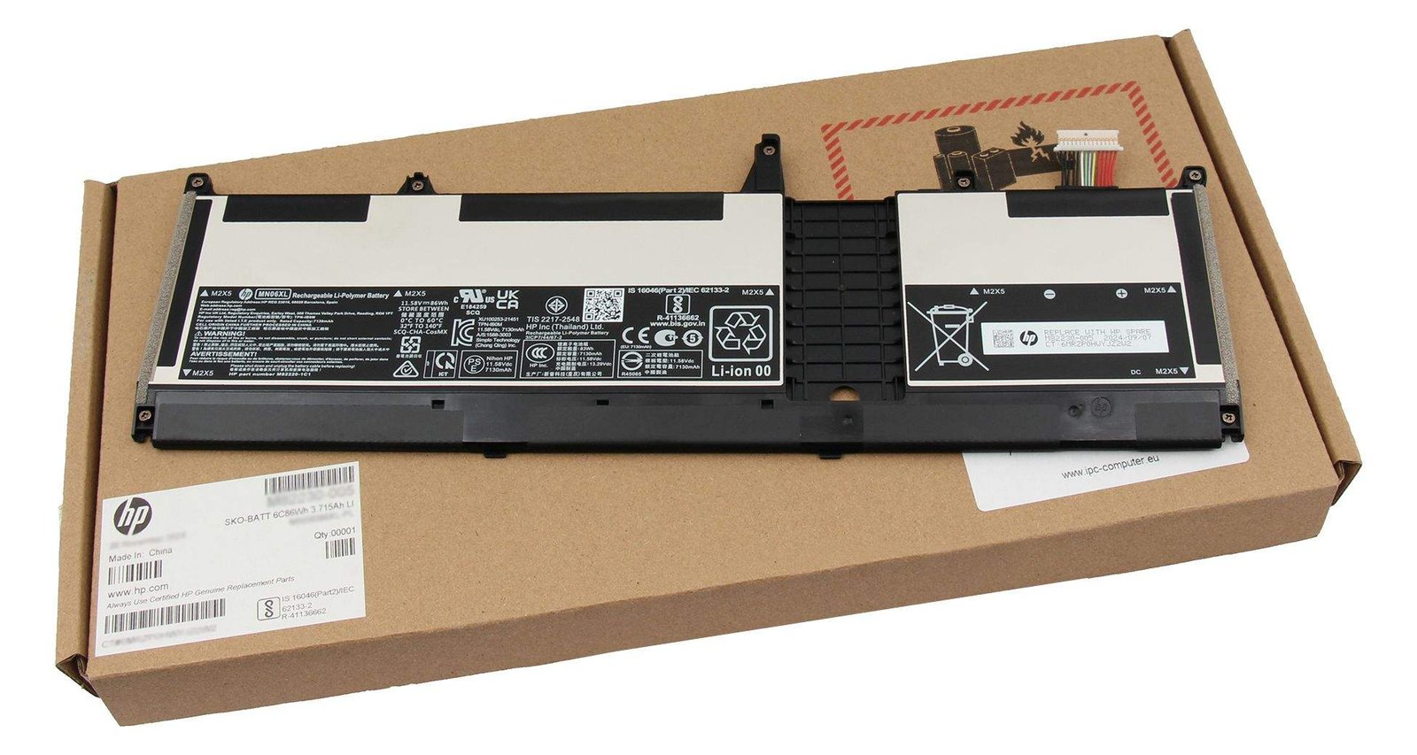 HP 86Wh Lithium-ion battery for HP Zbook Studio 16 G9 M82220-1C1 - Batterie - 7.130 mAh