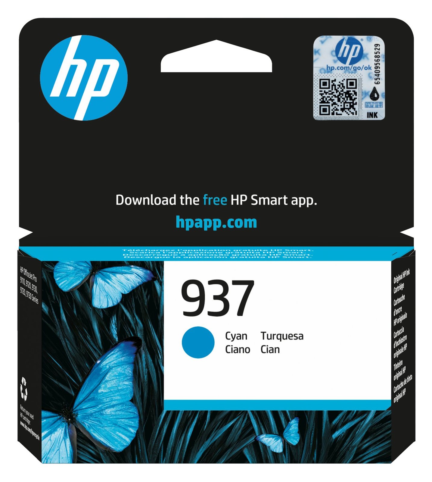 HP 937 - Cyan - original - Tintenpatrone