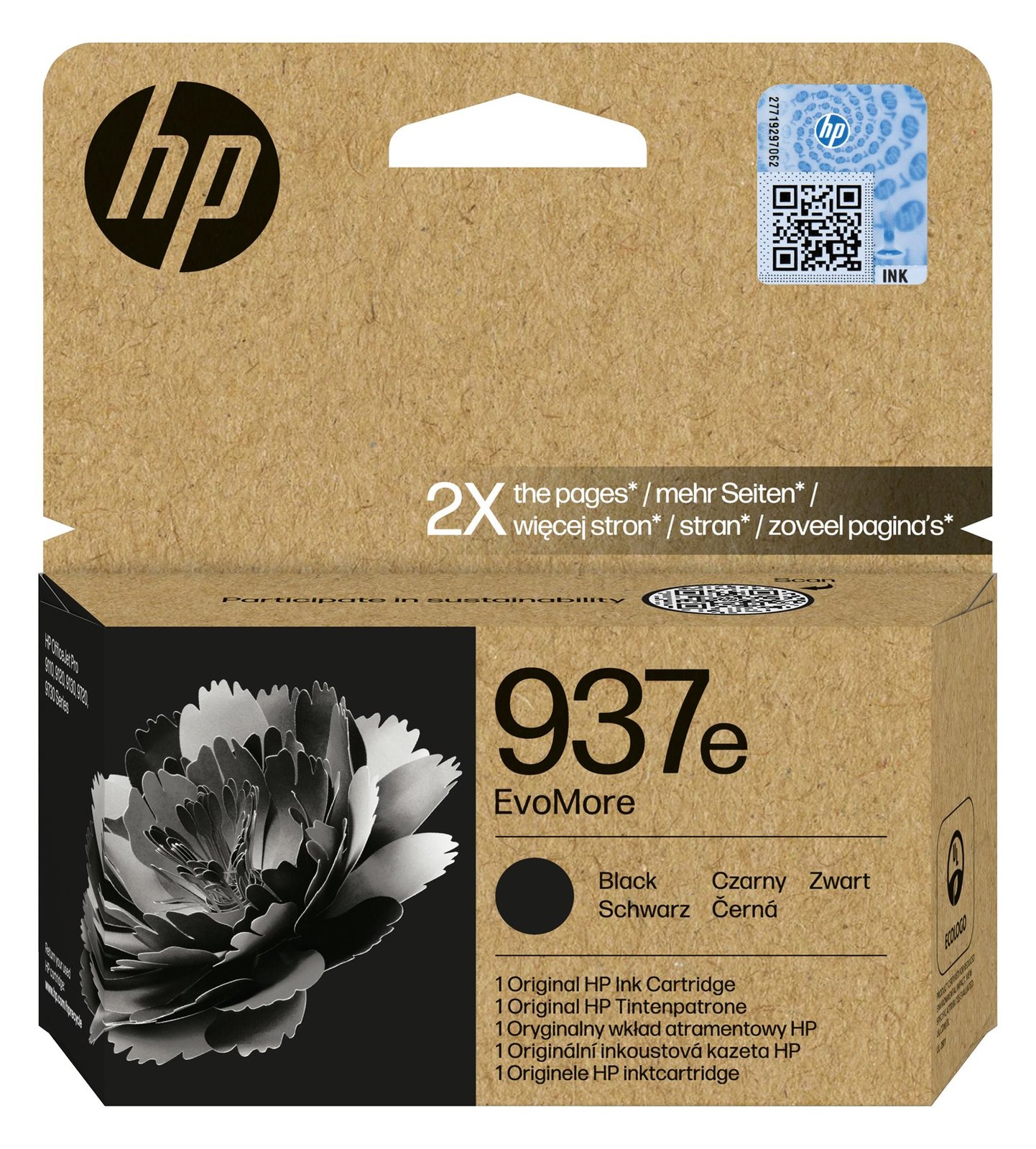 HP 937e EvoMore - Schwarz - original - Tintenpatrone