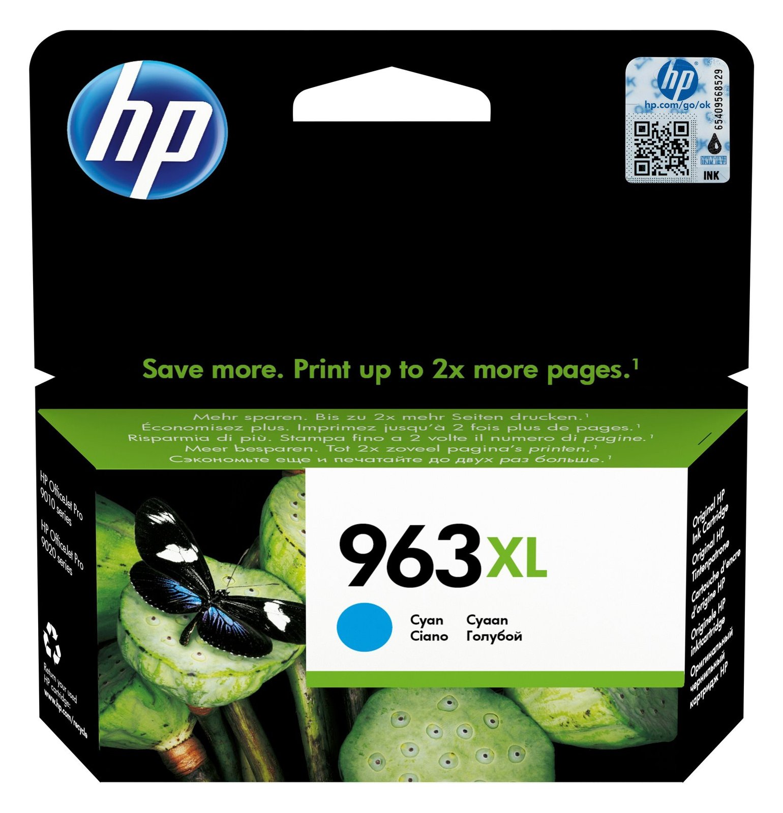HP 963XL - 22.77 ml - Hohe Ergiebigkeit - Cyan