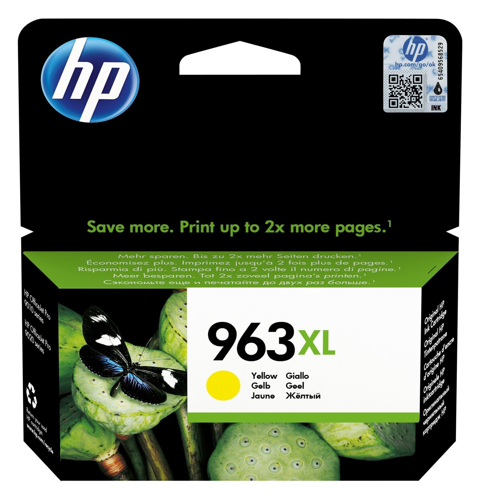HP 963XL - 22.92 ml - Hohe Ergiebigkeit - Gelb
