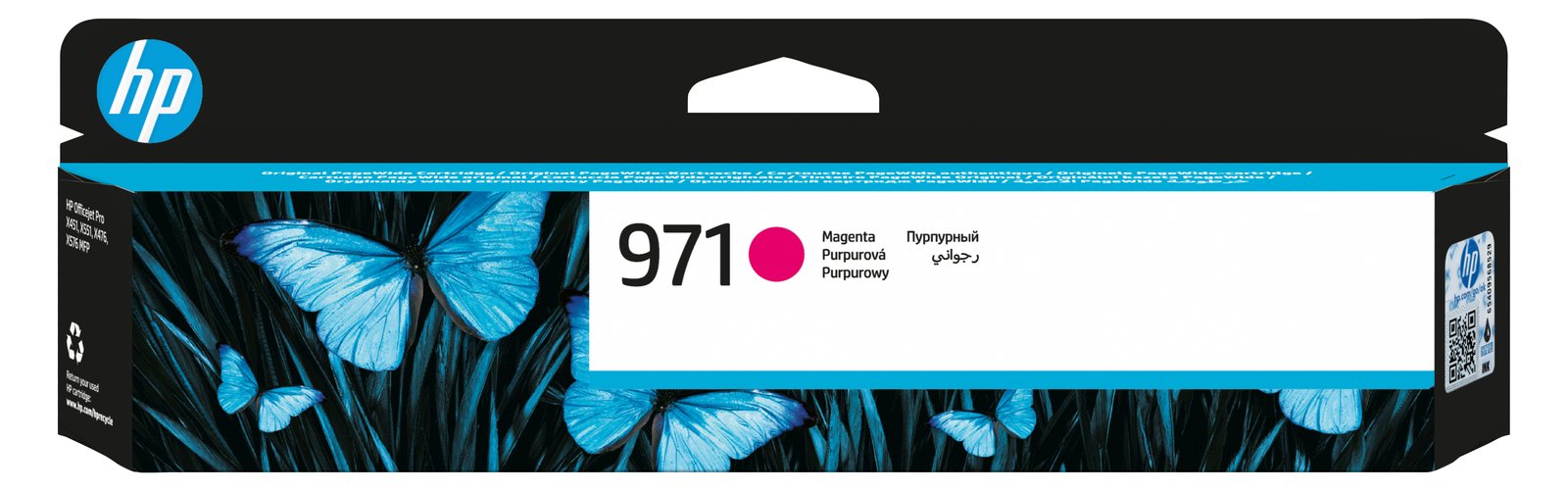 HP 971 - Magenta - Original - Tintenpatrone - für Officejet Pro X451dn