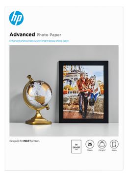 HP Advanced Glossy Photo Paper - Glänzend - A4 (210 x 297 mm) von LumaTech