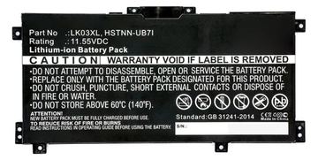 HP Battery 3 Cell 52Wh Li L08855-856 - Batterie - 4.550 mAh von LumaTech