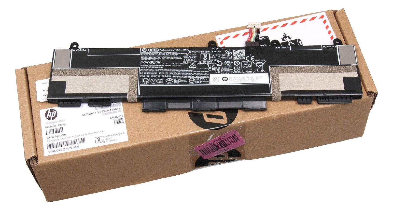 HP CX03053XL-PL - Laptop-Batterie - Lithium-Ionen