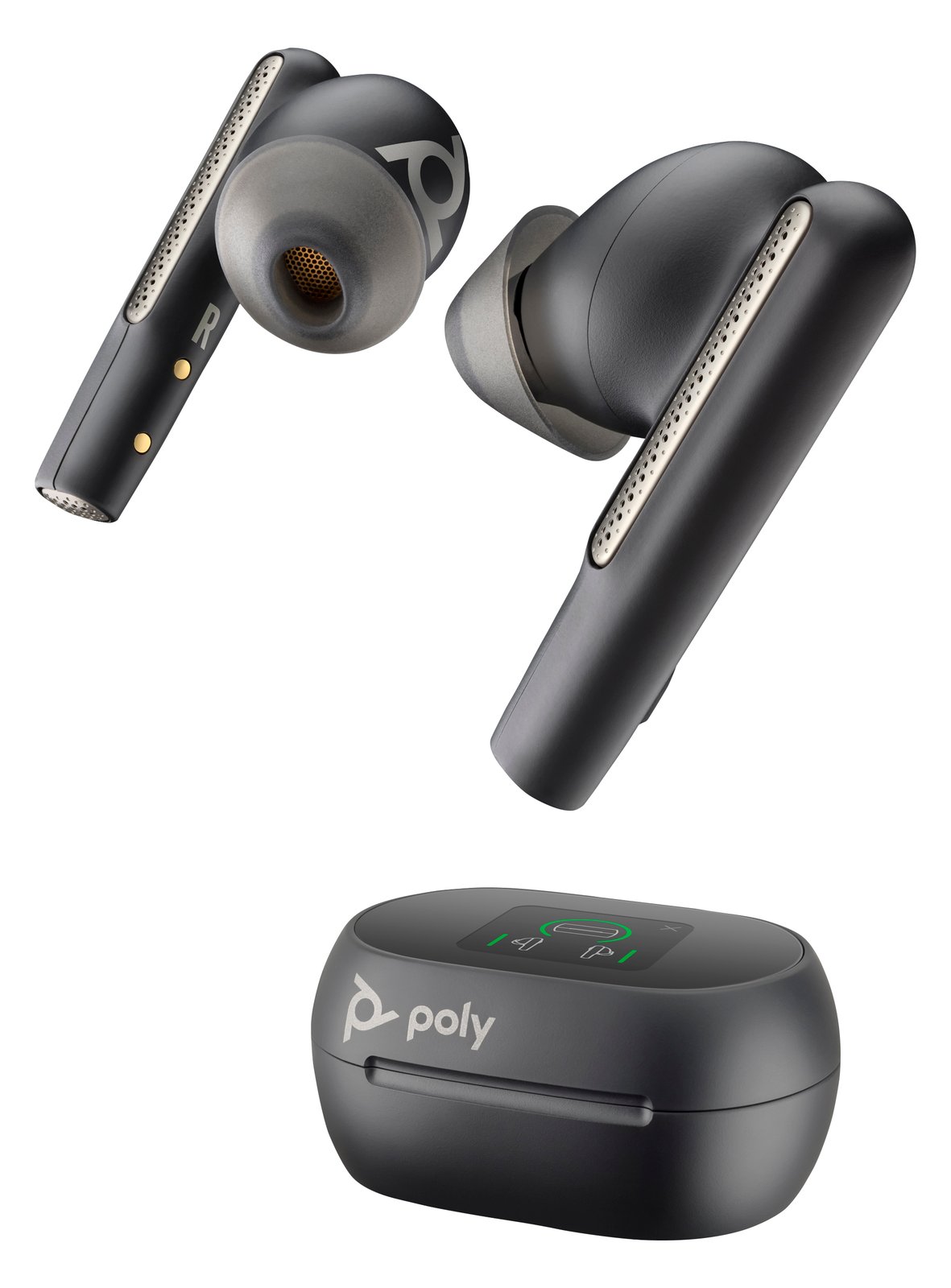 Poly Voyager Free 60+ UC M - True Wireless-Kopfhörer mit Mikrofon