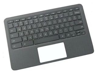 HP L92224-031 - Gehäuse-Unterteil+Tastatur - HP - ChromeBook 11A G6 - TL: UK, QWERTY von LumaTech