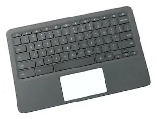 HP L92224-031 - Gehäuse-Unterteil+Tastatur - HP - ChromeBook 11A G6 - TL: UK, QWERTY, Ansicht 2
