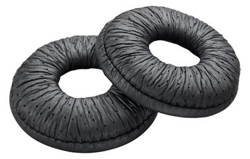 Poly HP Poly - Ohrpolster für drahtloses Headset - Kunstleder - Schwarz (Packung mit 2)